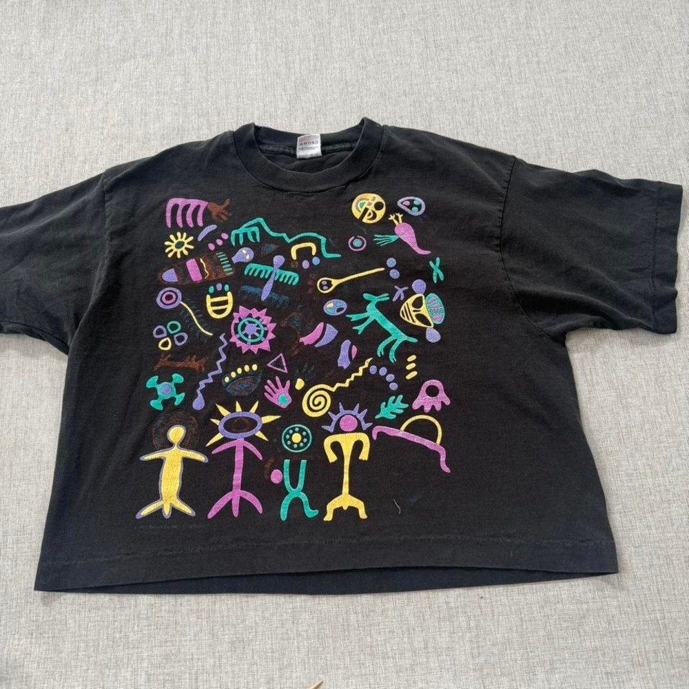 Vintage Susan Costello single stitch Fruit of the Loom tag made in USA T‎ Shirt
